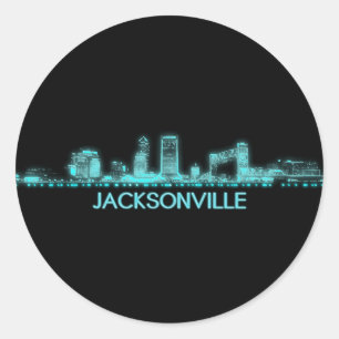 Adesivo Jacksonville Skyline