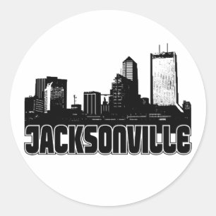 Adesivo Jacksonville Skyline