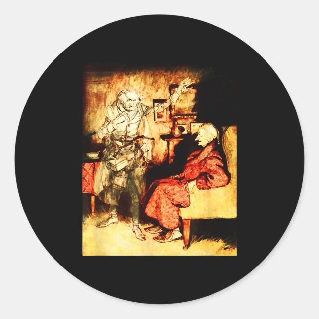 Adesivo Jacob Marley Ghost Scrooge Bah Humbug Christmas Ca (Frente)