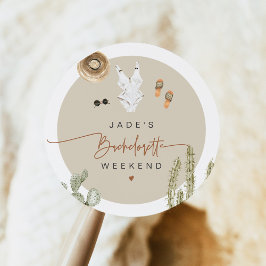 Adesivo JADE Boho Desert Cactus Scottsdale Antes do Véu