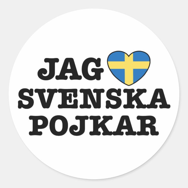 Adesivo Jag Svenska Pojkar (Frente)