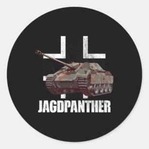 Adesivo Jagdpanther caçando Pantera Tanque Alemão Destroye