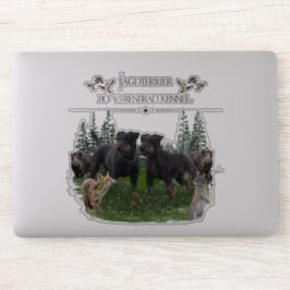 Adesivo Jagdterrier Bo v. Renbrad Kennel. Pele do Laptop H