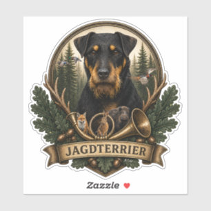 Adesivo Jagdterrier , Logotipo de Caça
