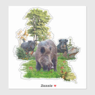 Adesivo Jagdterrier Sticker