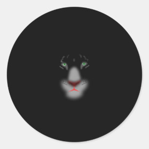 Adesivo Jaguar preto ou cara do gato grande da pantera