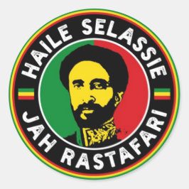 Adesivo Jah Rastafara Haile Sleassie Royal Rasta Sticker 