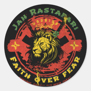 Adesivo Jah Rastafari Sticker