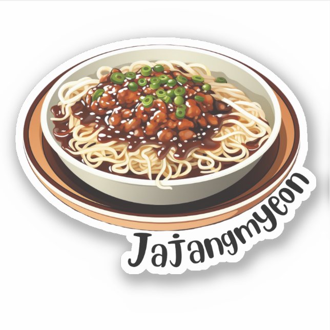 Adesivo Jajangmyeon coreano (Frente)