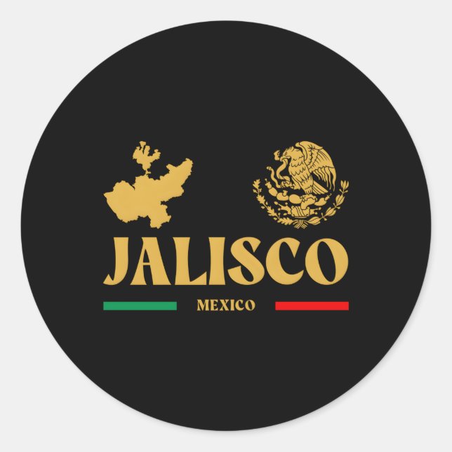 Adesivo Jalisco com emblem mexicano Jalisco (Frente)