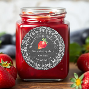 Adesivo Jam de Morango País Russo