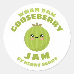 Adesivo Jam Gooseberry