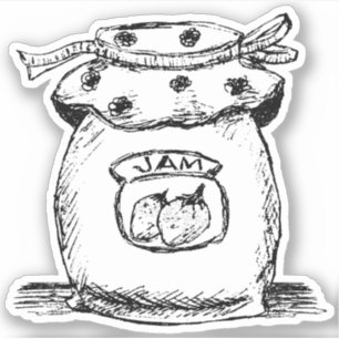Adesivo Jam Jar Sketch