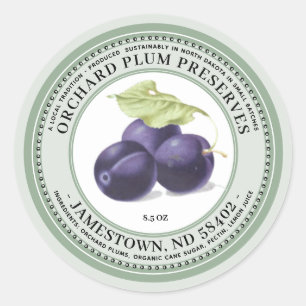 Adesivo Jam Jelly 1930 Verde de Plum Jam