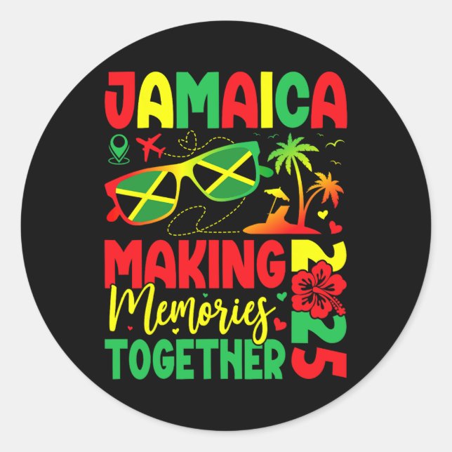 Adesivo Jamaica Family Reunion 2025 Memories Vacati (Reuni (Frente)