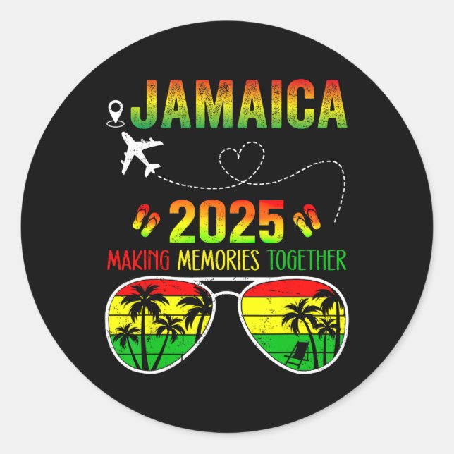 Adesivo Jamaica Family Reunion 2025 Memories Vacati (Reuni (Frente)