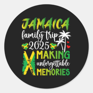Adesivo Jamaica Family Trip 2025 Memories Jamaica V