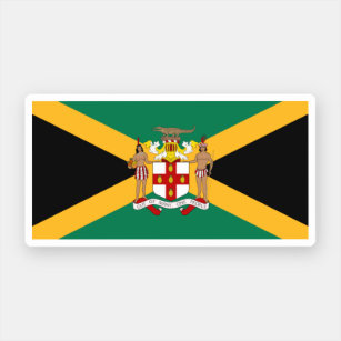 Adesivo Jamaica Flag/ Casaco de armas