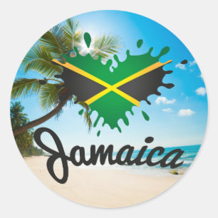 Adesivo Jamaica Flag Islândia - Proud Jamaicans bordador -