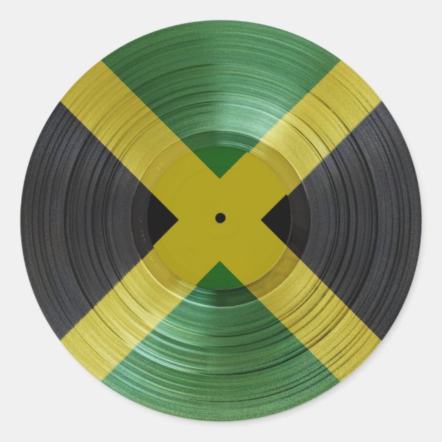 Adesivo Jamaica Flag Proud Jamaicans reggae Music bordador (Frente)