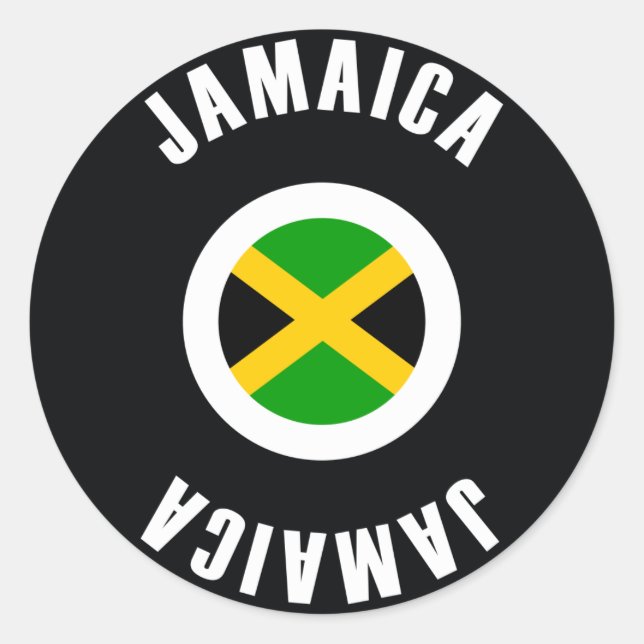 Adesivo Jamaica Flag Simple (Frente)