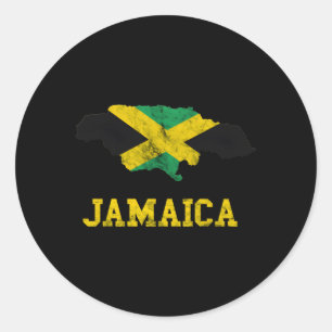 Adesivo Jamaica Map Jamaican Flag Caribe Trip Jamaica R