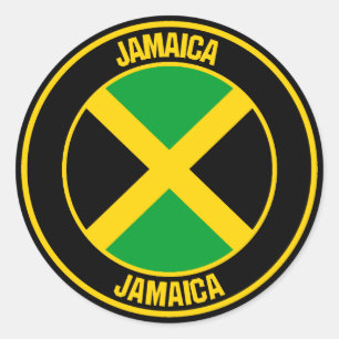 Adesivo Jamaica Round Emblem