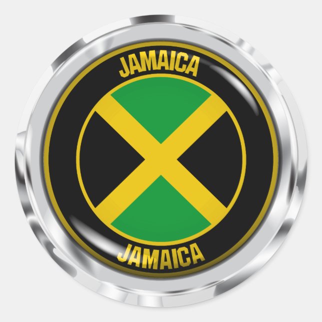 Adesivo Jamaica Round Emblem (Frente)