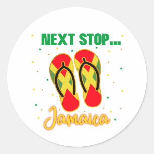 Adesivo Jamaica Vacinação Próxima Parar Correspondênci