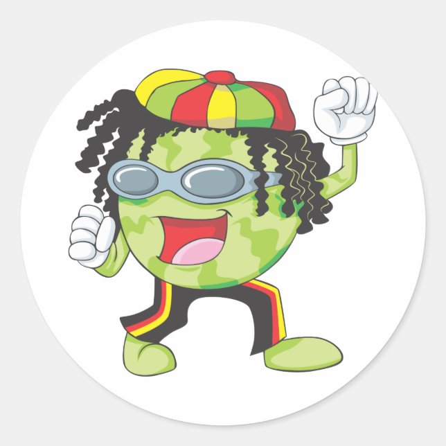 Adesivo Jamaicana Watermelon Dancing (Frente)