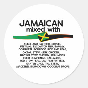 Adesivo Jamaicano Misturado com Jamaica Orgulhosa