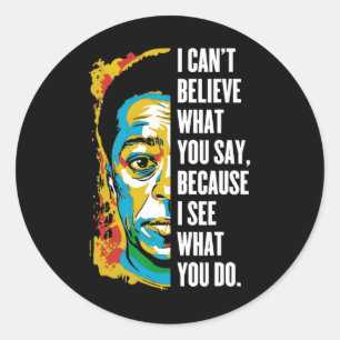 Adesivo James Baldwin Grafite Art 10.º Historiador Negro