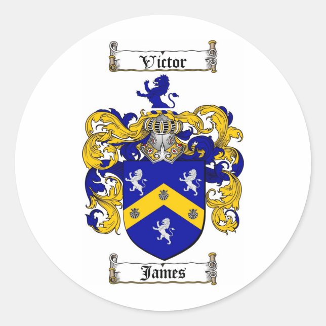 ADESIVO JAMES FAMILY CREST - JAMES CASACO ARMS (Frente)