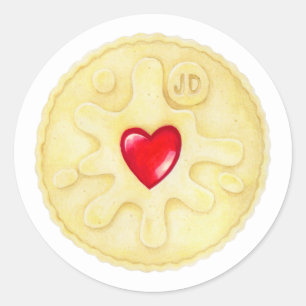 Adesivo Jammie Dodger Biscuit Sticker