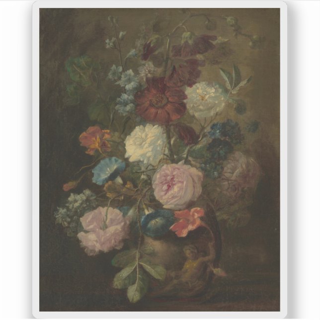 Adesivo Jan van Huysum - Vase das Flores (Frente)
