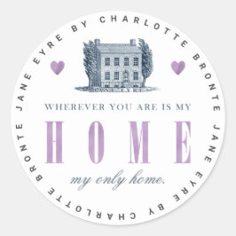 Adesivo Jane Eyre - Minha Única Casa - Vintage House