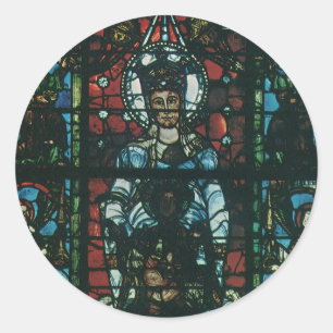 Adesivo Janela de Vitral de Igreja Religiosa Antiga