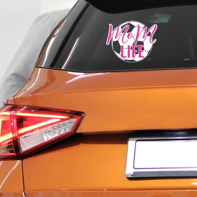 Adesivo Janela Vinil Car de Vida da Mãe (soccer mom life car vinyl decal sticker)