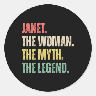 Adesivo Janet O Mito O Nome Da Legenda Janet