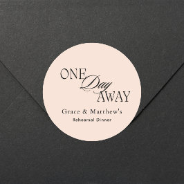 Adesivo Jantar de Ensaios Elegante Um Dia à Parte Rosa Beg