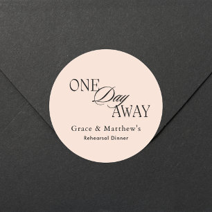 Adesivo Jantar de Ensaios Elegante Um Dia à Parte Rosa Beg