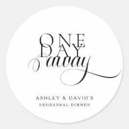 Adesivo Jantar de Rehearsal Elegante Moderno