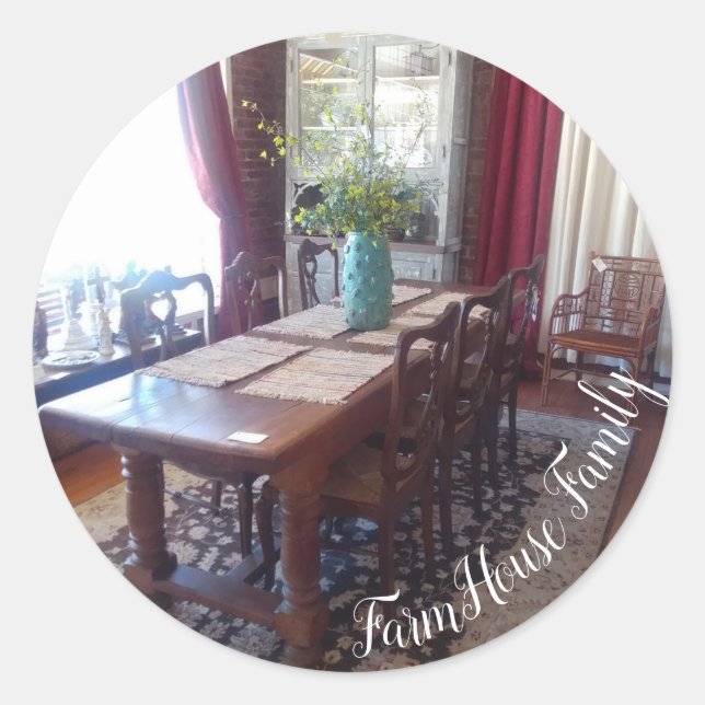 Adesivo Janto da família de agricultores (Frente)