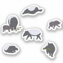 Janto da família Tapir em Verde