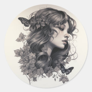 Adesivo Janto de Ensaio de Casamento de Script Elegante Cl