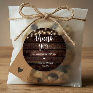 Adesivo Janto Russo Moderno De Casamento Obrigado Presente