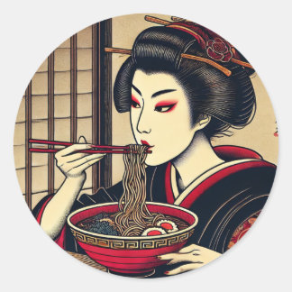 Adesivo Japanese Ramen Kabuki KImono Ukiyoe
