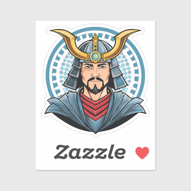 Adesivo Japanese samurai (Folha)