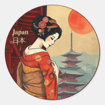 Japão 日 本 maiko geisha pagoda retro