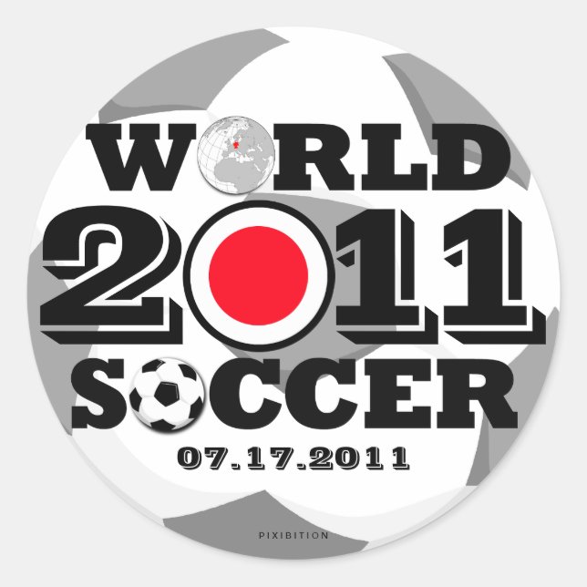 Adesivo Japão Mulheres 2011 Champs Sticker (Frente)